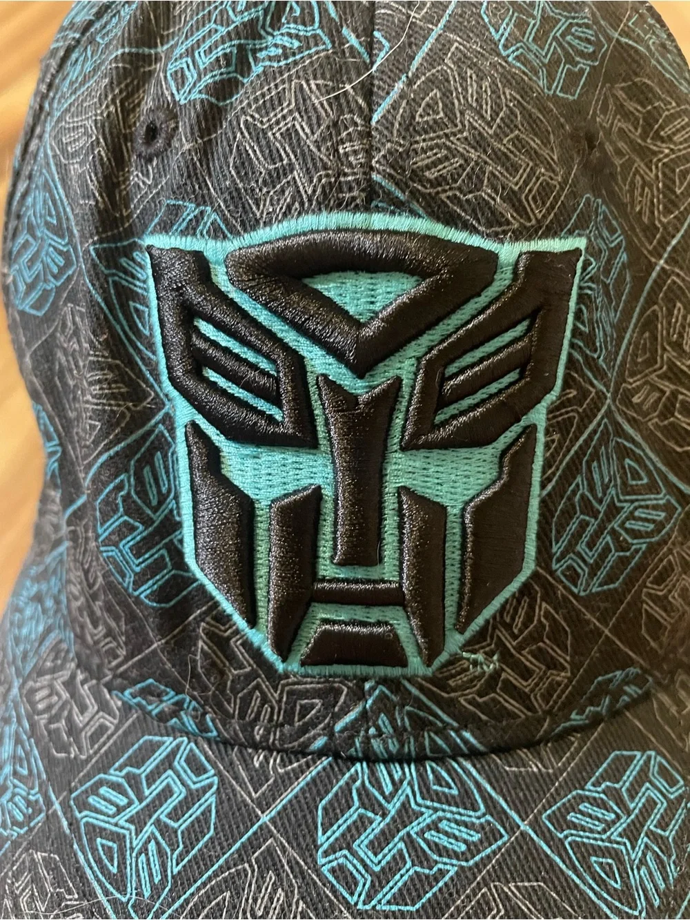 Y2K 2009 Transformers Autobot Embroidered Hat Tek Flex Stretch Fitted Cap OS